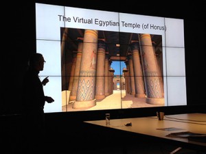 Dr Jeffrey Jacobson, Public VR, Boston, Cultural Heritage, Immersive displays, virtual temple of Horus, CCAT seminar, Curtin University