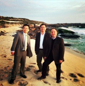 Dr Henry Silling Li, Dr Weiguo Qi and Professor Erik Champion relaxing after the Culture + 8 Symposium, Margaret River, June 2014